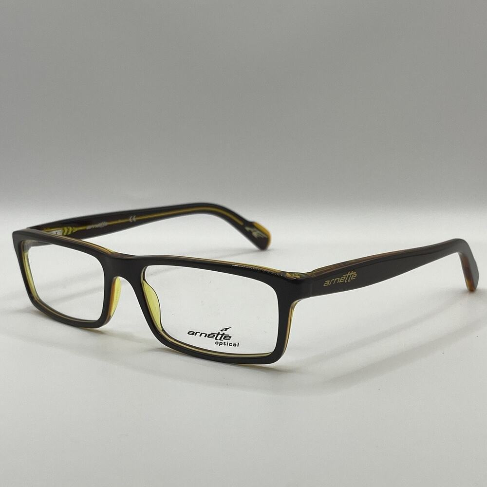 Arnette Eyeglasses RHYTHM 7065 1153 Frames Brown Rectangular Full Rim 55-16-145